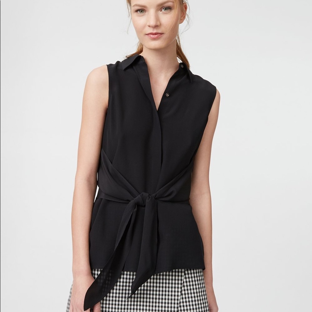 Club Monaco Terek Top Chemise— Ivory - Picture 7 of 7